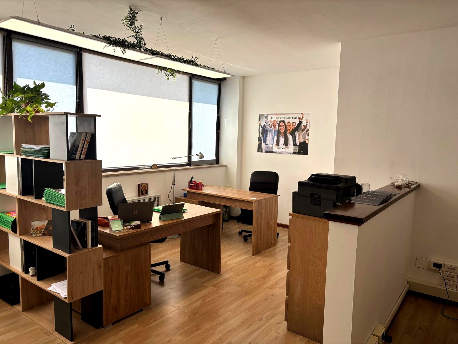 Sede 3Broker - area accoglienza e postazioni